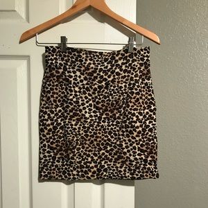 Ambiance apparel leopard skirt